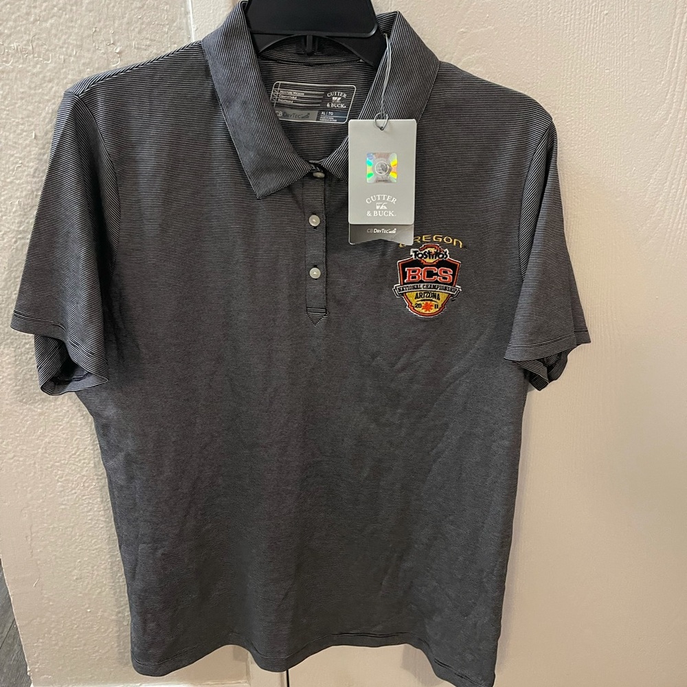 Oregon Football Polo Cutter and Buck
